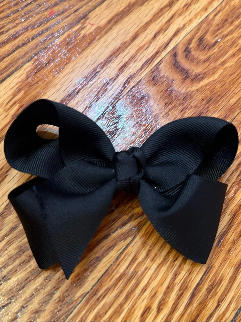Black Bow Hair Clip for Kids